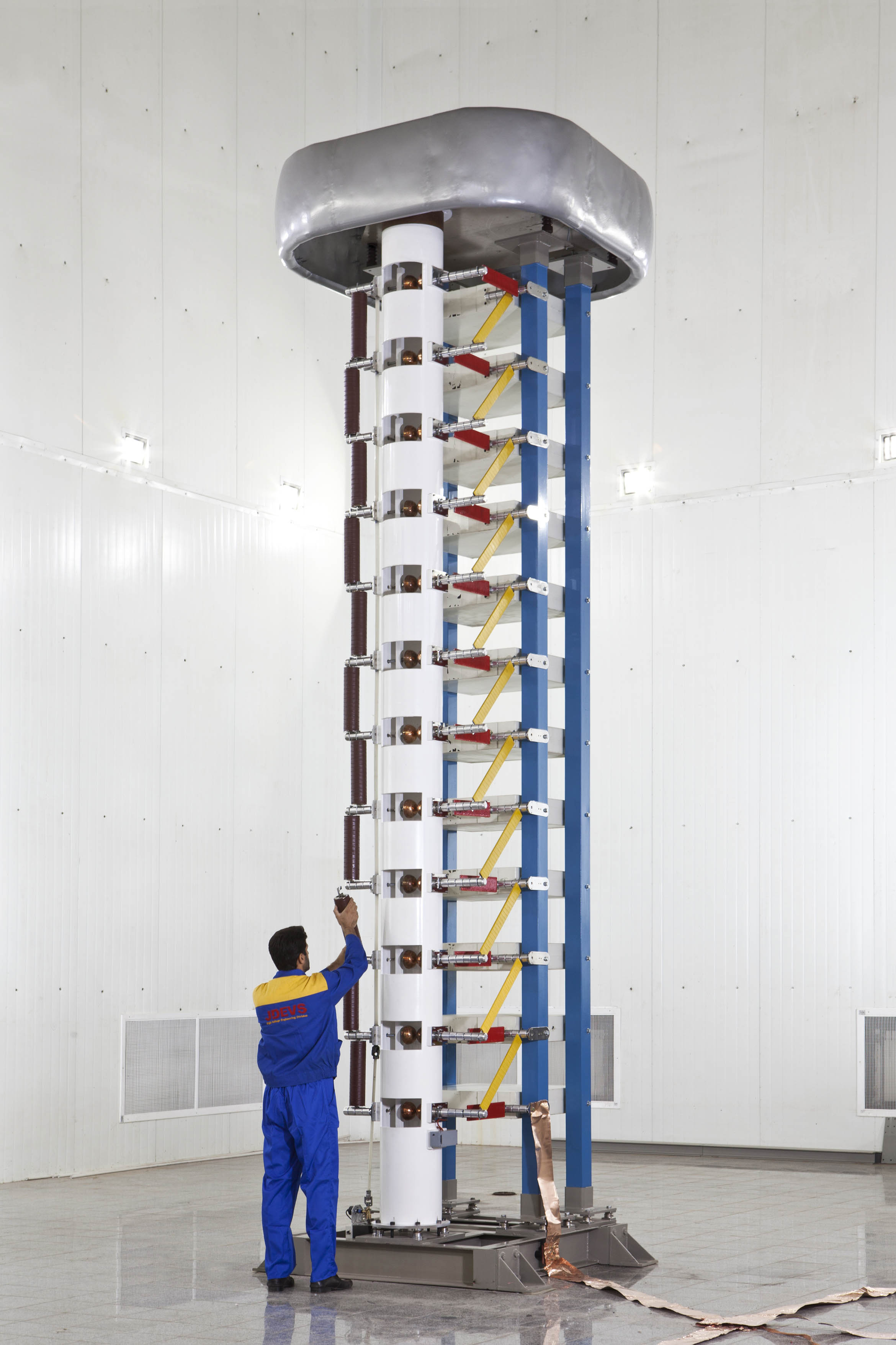 مجموعه تست فشارقوی ولتاژ ضربه انرژی بالا 12 طبقه