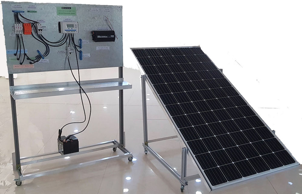 بسته آموزشی نیروگاه خورشیدی با باتری