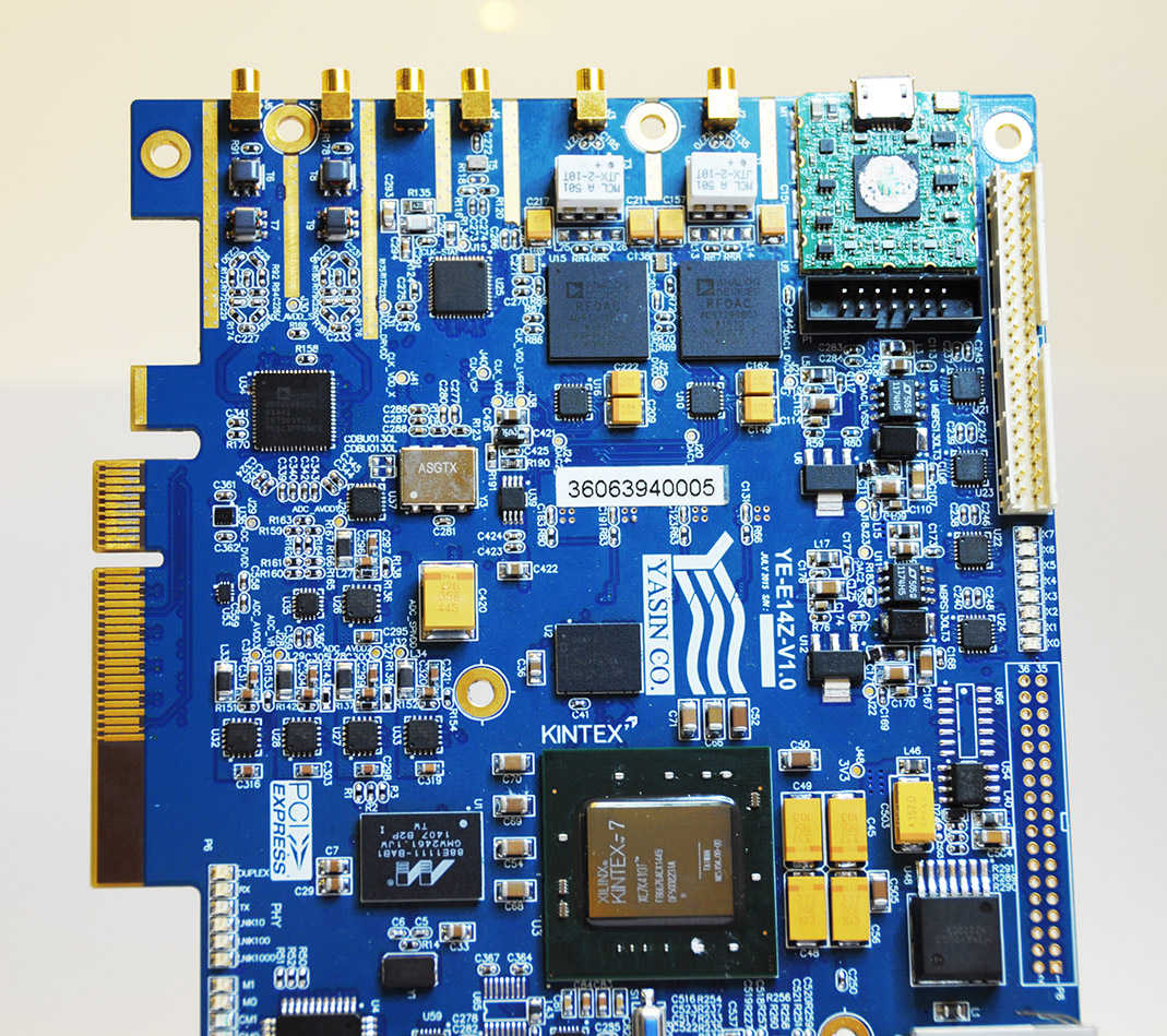 کارت ترکیبی 2 کاناله  ADC با نرخ 1000MHz و FPGA Kintex7-XC7K70T