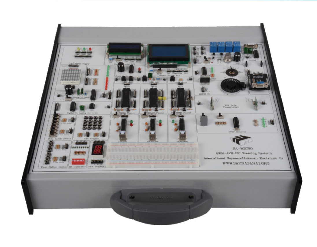 سیستم آموزشی میکرو کنترلر های سری پیشرفته AVR-8051
