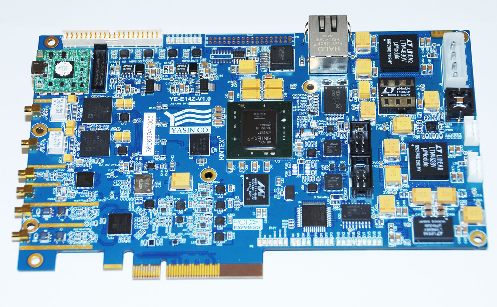 کارت ترکیبی  2 کاناله ADC با نرخ 820MHz و با FPGA Kintex7-XC7K325T
