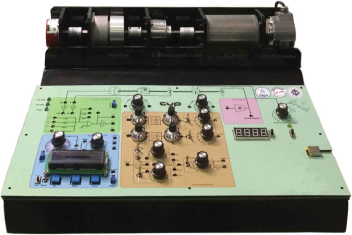 سیستم سرو موتور (سروو موتور) برای آزمایشگاه کنترل خطی، - Servo Motor Process