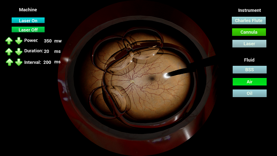شبیه ساز اموزشی مبتنی بر واقعیت مجازی برای عملهای جراحی چشم- سگمان خلفی