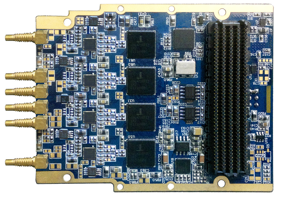 کارت ترکیبی 1 کاناله DAC و  2 کاناله ADC با نرخ 20MHZ و رزولوشن 12bit و  FPGA Artix7-XC7A35 به همراه PCIe