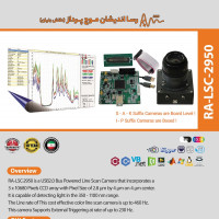 دوربین تصویربرداری خطی 10680 پیکسلی رنگی RGB