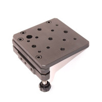 صفحه نگهدارنده قابل تنظیم3*3 اینچ قابل اتصال به میله استیل به همراه بازوی نگهدارنده