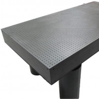 Optical Table- 1000mm*2000mm*200mm, Ferromagnetic Steel , Metric, with Pneumatic legstands