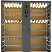 قفسه نوری رشد گیاه سه طبقه