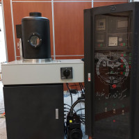 سیستم لایه نشانی تبخیر در خلأ بالا با دو منبع تبخیر الکترونی و حرارتی
