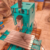 دستگاه فرز سی ان سی رومیزی سنگین تراش ستونی