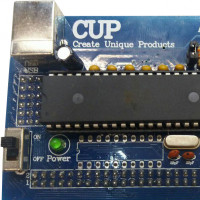 ماژول بورد پردازنده AVR سری ATmega16 با پروگرامر USB برای آزمایشگاه ریزپردازنده، میکروکنترلر، معماری کامپیوتر، الکترونیک دیجیتال، مدار منطقی، FPGA