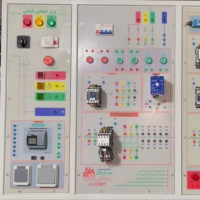 مجموعه آموزشی برق صنعتی فیشی یک طرفه دو کاربره با لوگو