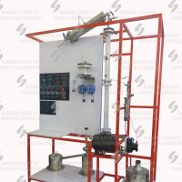 برج تقطیر آکنده شیشه ای پیوسته