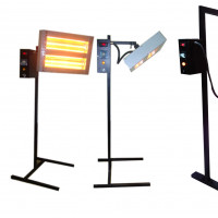 پنل خشک کن موضعی تابشی مادون قرمز 35 سانتی / قابل حرکت / حداکثر دما 350 درجه