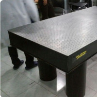 میز اپتیکی 100*100 سانتی متر با پایه ثابت و ارتفاع بنچ 10 سانتی متر
