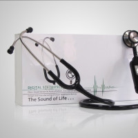 Educational smart stethoscope with the ability to produce heart and lung sounds