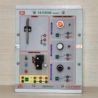 ماژول آموزشی سنسورهای نوری، القایی، خازنی، دما و میکروسوئیچ
