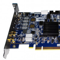 بورد پردازشی FPGA Artix7 همراه با 2کانال ADC  به نرخ250 مگاهرتز و یک کانال DAC  همراه با شبکه LAN