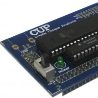 ماژول بورد پردازنده AVR سری ATmega32 با پروگرامر موازی (Parallel) برای آزمایشگاه ریزپردازنده، میکروکنترلر، معماری کامپیوتر، الکترونیک دیجیتال، مدار منطقی، FPGA