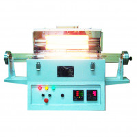 کوره تیوبی مادون قرمز / نرخ گرمایش 200 درجه /  سیستم کنترل 9 مرحله ای PID / محفظه کوارتز