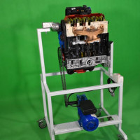 استند آموزشی موتور برش خورده پژو 206