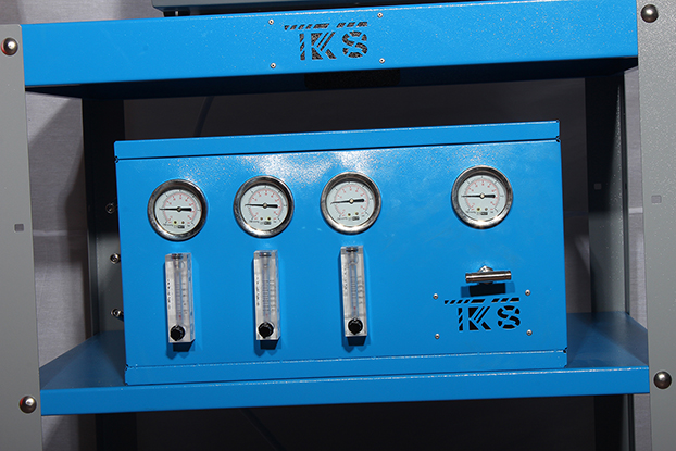 TCVD-سیستم لایه نشانی رسوب شیمیایی بخار 1200 درجه (دو منطقه/تحت خلاء/کنترل گاز توسط روتامتر)