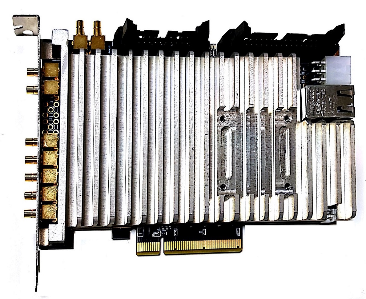 برد پردازشی Kintex-7 325T, PCIe, 4Ch ADC 125MSPS, 2Ch DAC 500MSPS, DUC 250MSPS