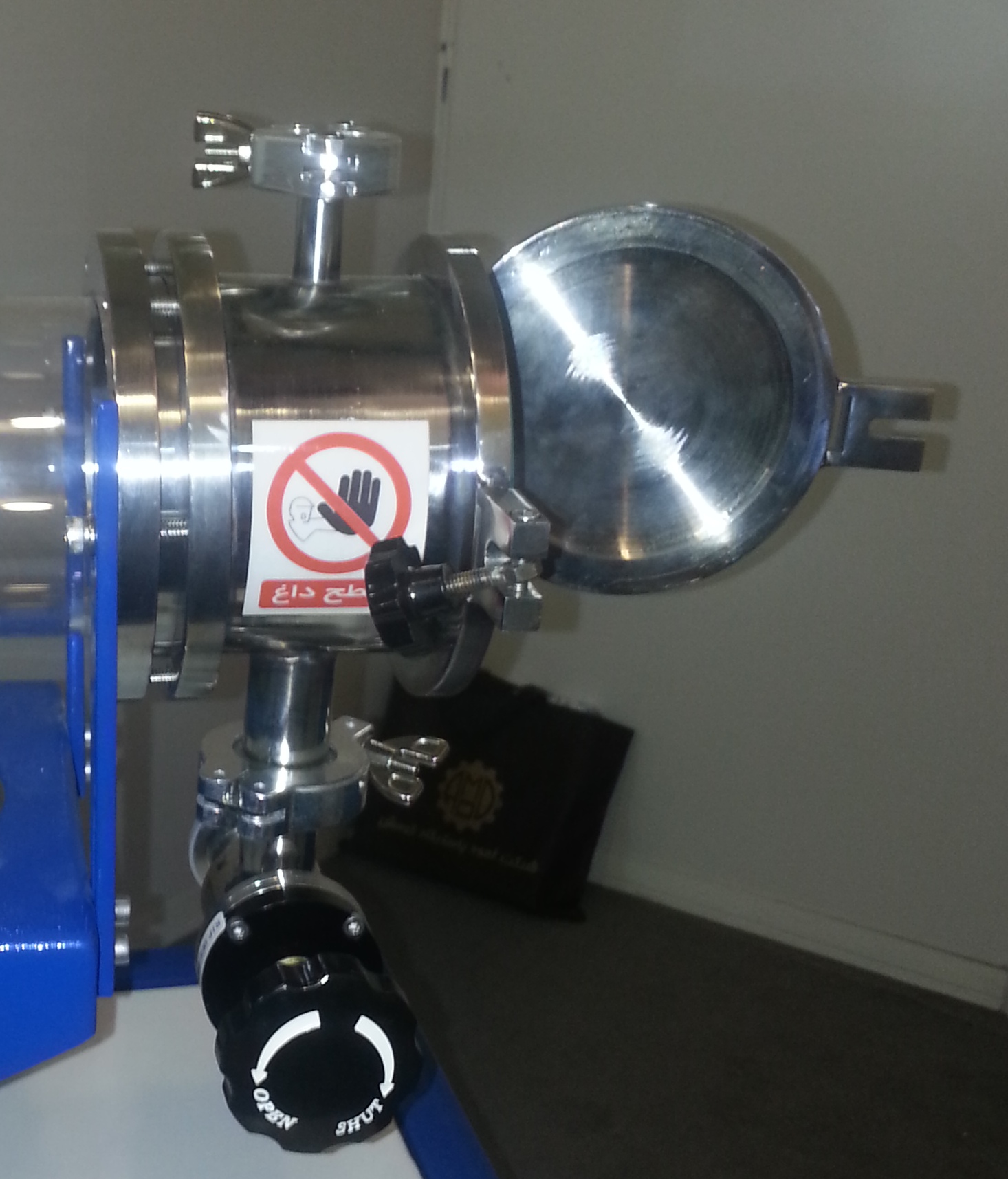 AT-کوره اتمسفر کنترل تیوبی قطر 8 سانتیمتر سه منطقه 1200 درجه (PID/نمایشگر لمسی/تیوب و فلنج/هدایا)