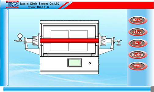 TCVD-سیستم لایه نشانی رسوب شیمیایی بخار 1200 درجه (قطر 5 سانتیمتر/تحت خلاء/کنترل گاز توسط MFC)