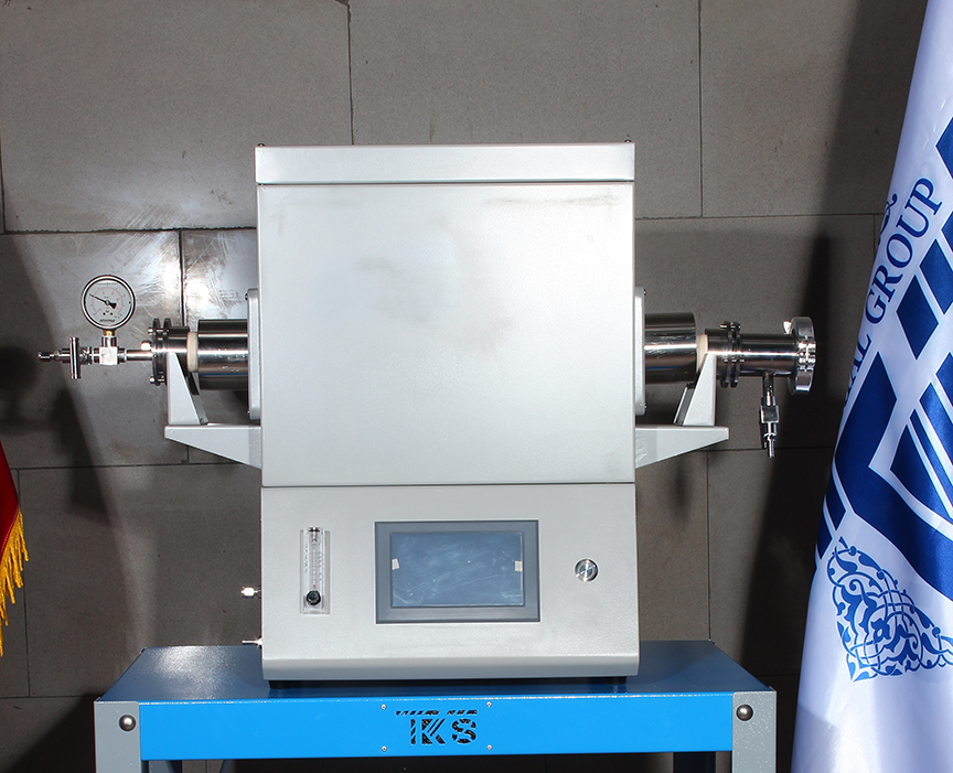 AT-کوره اتمسفر کنترل تیوبی قطر 5 سانتیمتر 1700 درجه (PID/نمایشگر لمسی/تیوب و فلنج/هدایا)