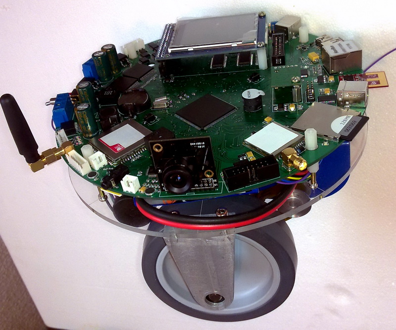 سیستم سخت افزار در حلقه ربات متحرک چرخدار